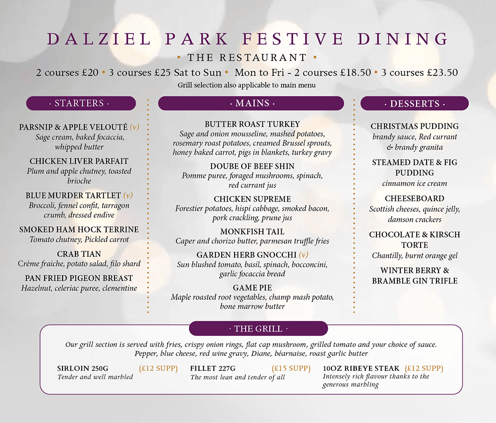 Dalziel Park Hotel Motherwell Restaurant Dining Accommodation Bar